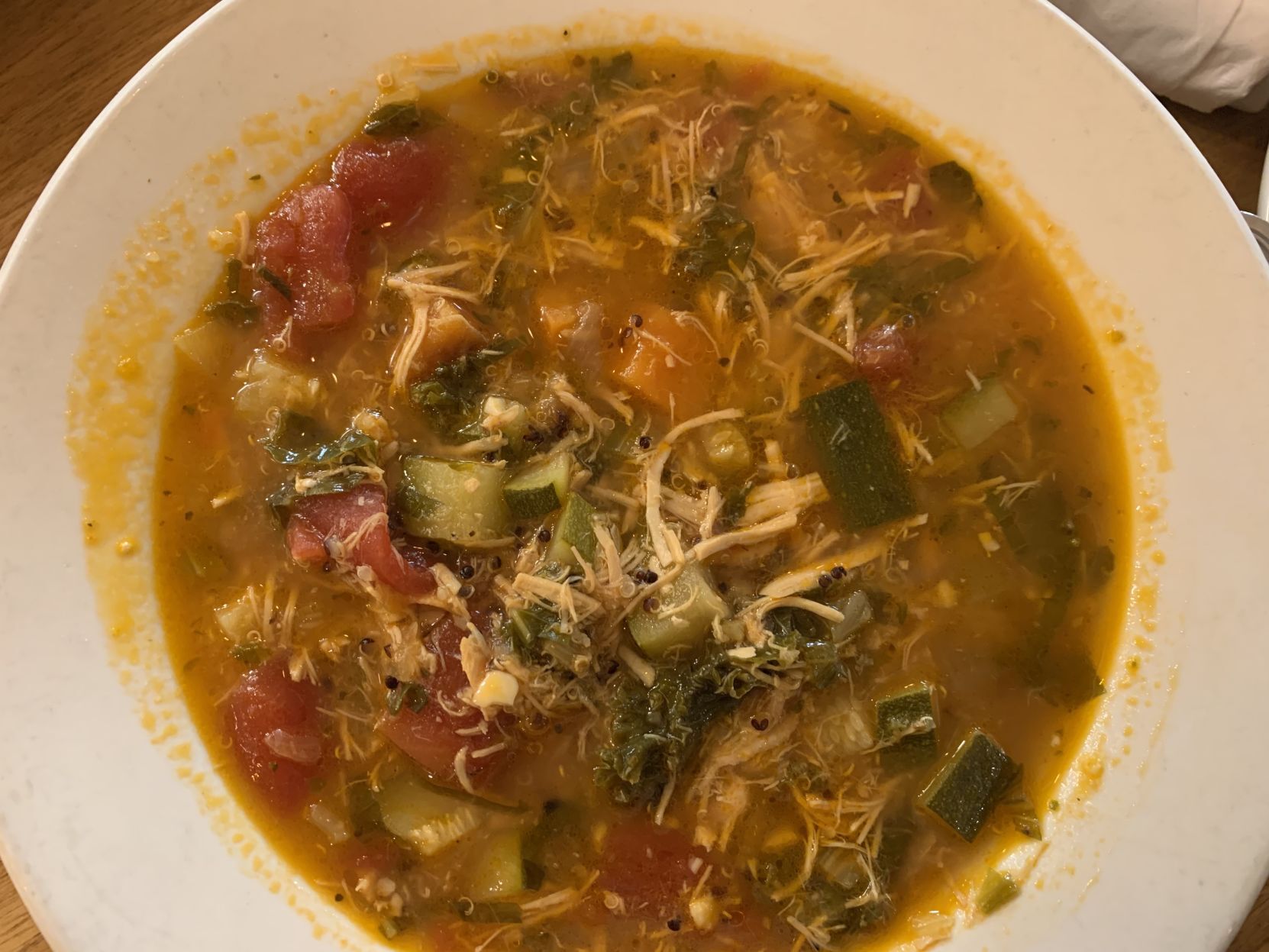 Chicken quinoa soup
